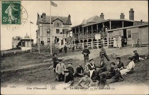 Ak Saint Briac sur Mer Ille et Vilaine, Le Golf Club