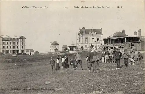 Ak Saint Briac sur Mer Ille et Vilaine, Le Jeu du Golf