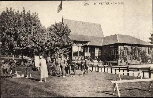 Ak Vittel Lothringen Vosges, Le Golf