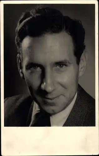 Foto Ak Schauspieler Karl Colmann, Portrait, Autogramm