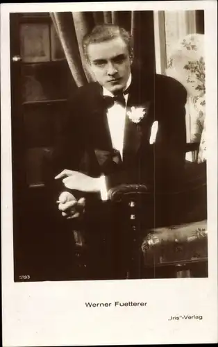 Ak Schauspieler Werner Fuetterer, Portrait, Autogramm