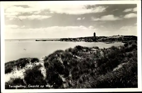 Ak Terschelling Friesland Niederlande, Gezicht op West