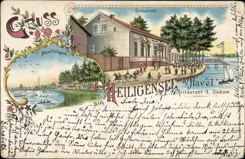 Litho Berlin Reinickendorf Heiligensee, Restaurant