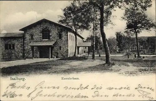 Ak Bad Homburg vor der Höhe Hessen, Römerkastell Kastell Saalburg, Exerzierhaus