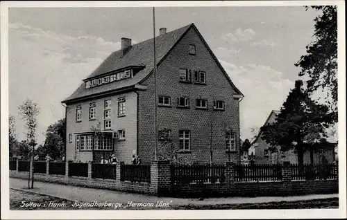 Ak Soltau in der Lüneburger Heide, Jugendherberge Hermann Löns