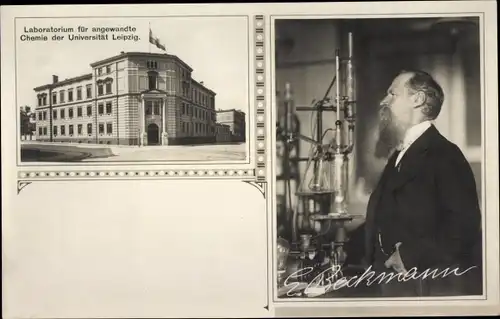 Ak Leipzig in Sachsen, Laboratorium für angewandte Chemie, Beckmann, Labor