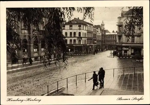 Ak Hamburg Harburg, Bremer Straße