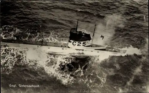 Ak Britisches U Boot, HMS C 25