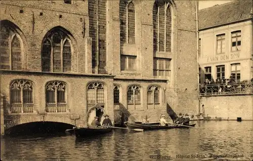 Ak Bruges Brügge Flandern Westflandern, Hopital St-Jean