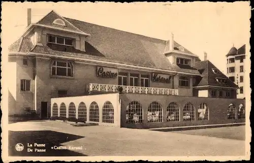 Ak La Panne De Panne Westflandern, Casino Kursaal