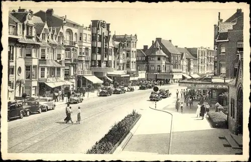Ak La Panne Westflandern, Avenue de la Mer, Zeelan, Straßenpartie, Charcuterie