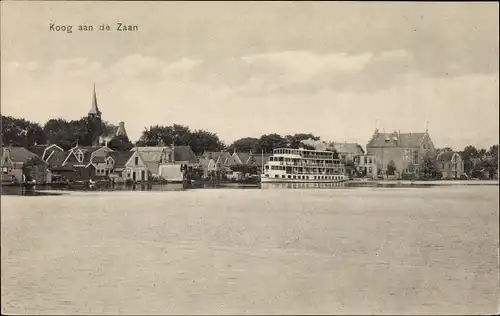 Ak Koog aan de Zaan Nordholland Niederlande, Blick auf die Stadt