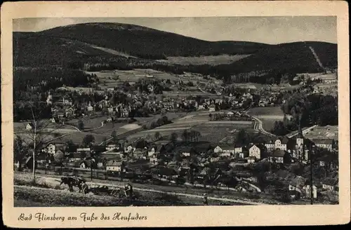 Ak Świeradów Zdrój Bad Flinsberg Isergebirge Schlesien, Totale, hoher Heufuder