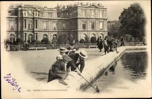 Ak Paris VI, Jardin du Luxembourg