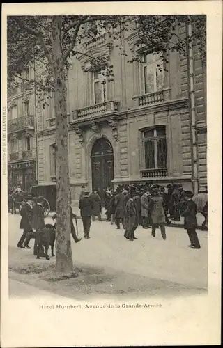 Ak Paris, Hotel Humbert, Avenue de la Grande-Armee