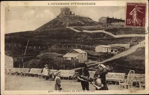 Ak Puy de Dôme, Au Sommet, Gipfel