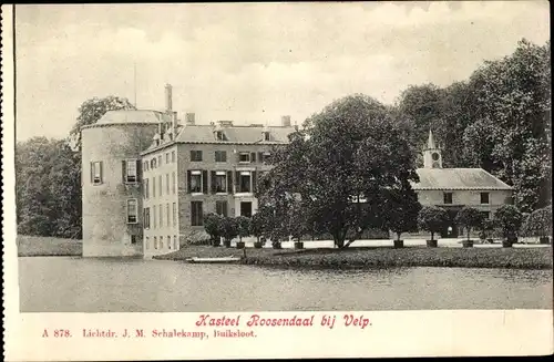 Ak  Velp Gelderland Niederlande, Kasteel Roosendaal