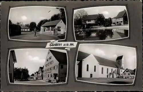 Ak Stetten am kalten Markt, Ortsansichten, Kirche