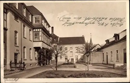 Ak Dormagen am Niederrhein, Augustinus-Krankenhaus, Innenhof