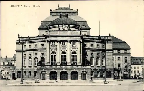 Ak Chemnitz in Sachsen, Neues Theater