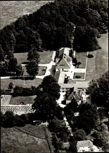 Ak Hoisdorf in Schleswig Holstein, Altersheim Lichtensee, Fliegeraufnahme