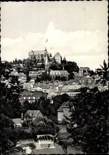 Ak Marburg an der Lahn, Panorama