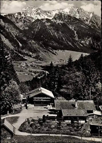 Ak Bad Oberdorf Bad Hindelang im Oberallgäu, Bergwirtschaft u. Pension Horn