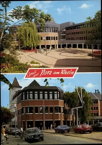 Ak Porz Köln Nordrhein Westfalen, Teilansicht