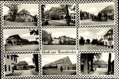 Ak Neuenkirchen Niedersachsen, Ortsansichten, Straßenpartie, Gebäude
