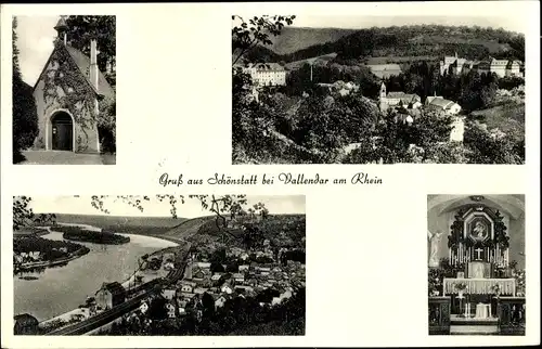 Ak Schönstatt Vallendar am Rhein, Kapelle, Panorama, Altarraum