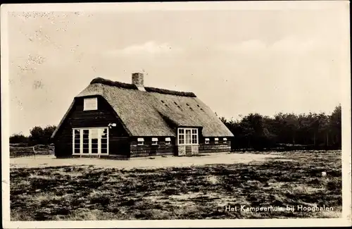 Ak Hooghalen Drenthe Niederlande, Het Kamperhuis