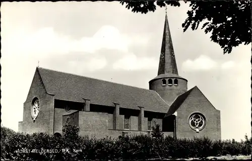 Ak Melderslo Horst Limburg Niederlande, R.K. Kerk