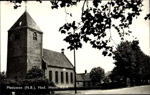 Ak Meeuwen Nordbrabant Niederlande, Ned. Herv. Kerk