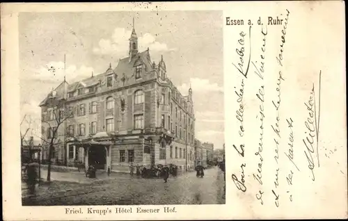 Ak Essen im Ruhrgebiet, Fried. Krupp's Hotel Essener Hof
