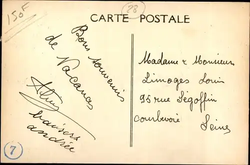 Ak Brou Eure et Loir, La Poste