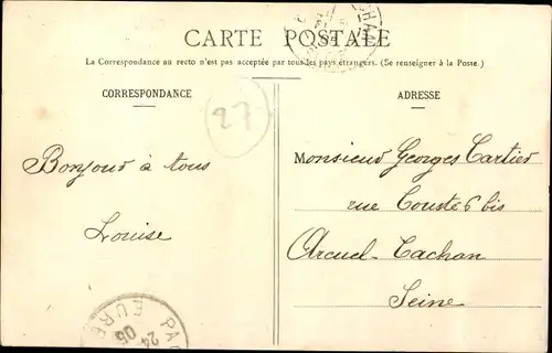 Ak Pacy sur Eure Eure, Rue Grande, Rue Dufay