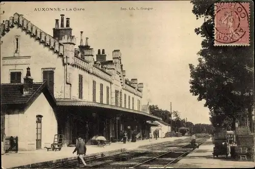 Ak Auxonne Côte d’Or, La Gare