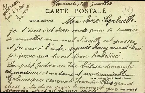 Ak Léré Cher, La Grande Rue