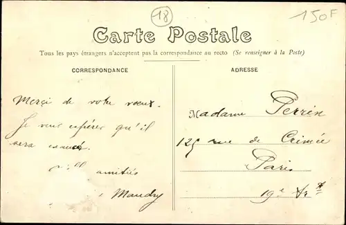 Ak Léré Cher, Rue de la Croix de Mission