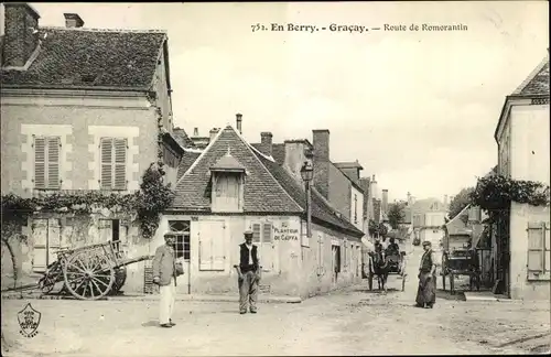 Ak Gracay Cher, Route de Romorantin
