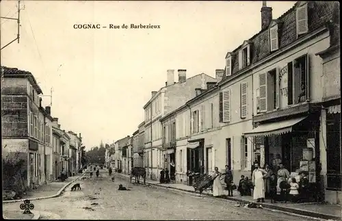 Ak Cognac Charente, Rue de Barbezieux