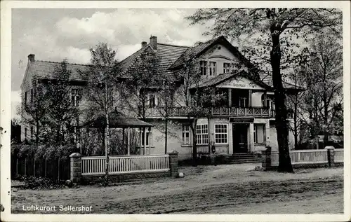 Ak Seilershof Gransee in Brandenburg, Scholz Gaststätten am See