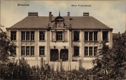 Ak Bildstock Friedrichsthal an der Saar, Neue Volksschule