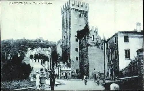 Ak Marostica Venetien, Porta Vicenza