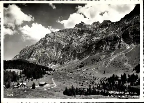 Ak Neu Sankt Johann Nesslau Kt. St. Gallen, Schwägalp