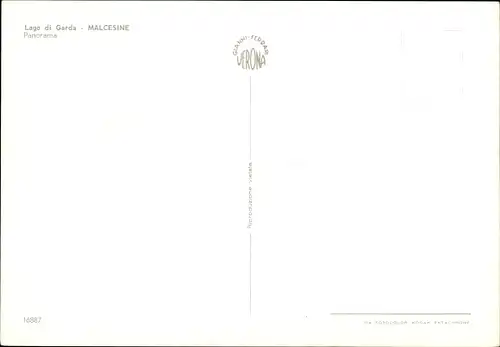 Ak Malcesine Lago di Garda Veneto, Panorama