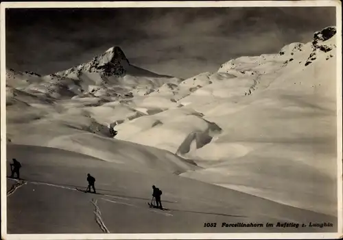 Ak Kanton Graubünden, Forcellinahorn im Aufstieg z. Lunghinpass