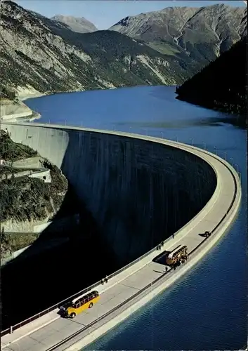 Ak Kt. Graubünden, Staumauer Punt dal Gall