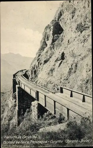 Ak Paraná Brasilien, Viaducto de Carvalho, Estrada de Ferro Paranagua