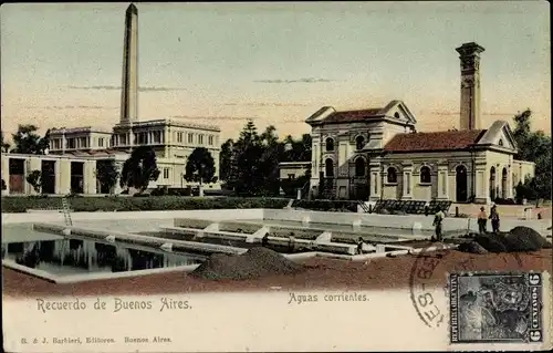 Ak Buenos Aires Argentinien, Aguas corrientes